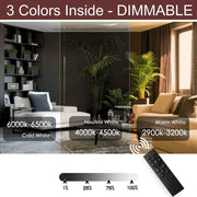 36W Dimmable LAHTI LED Ceiling Light with Remote Control 3 CCT - LED ceiling lighting