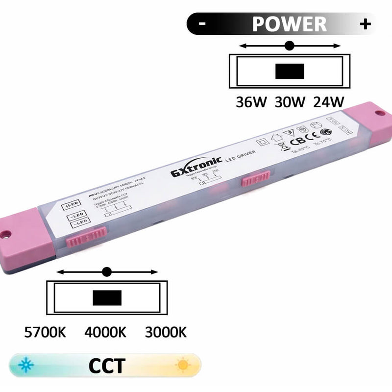 36W Surface Mounted LED Panel 60X30 GXtronic Driver 3CCT 6 Pack