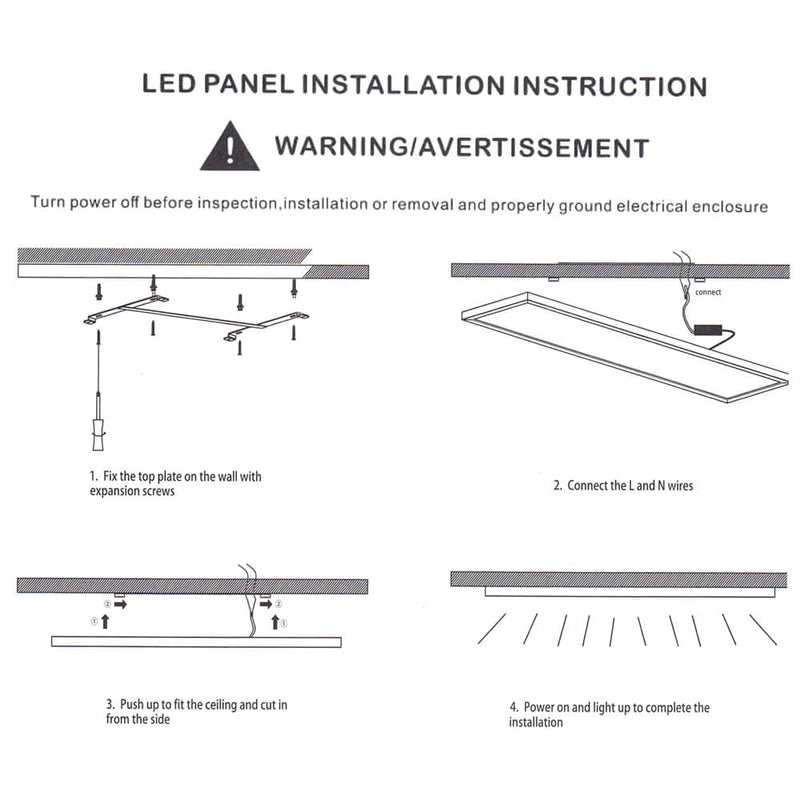 36W Surface Mounted LED Panel 60X30 GXtronic Driver 3CCT 6 Pack