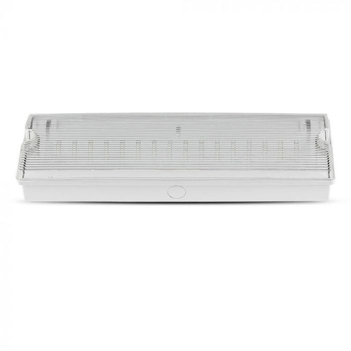3W LED Emergency Light With Self Test Button 6400K