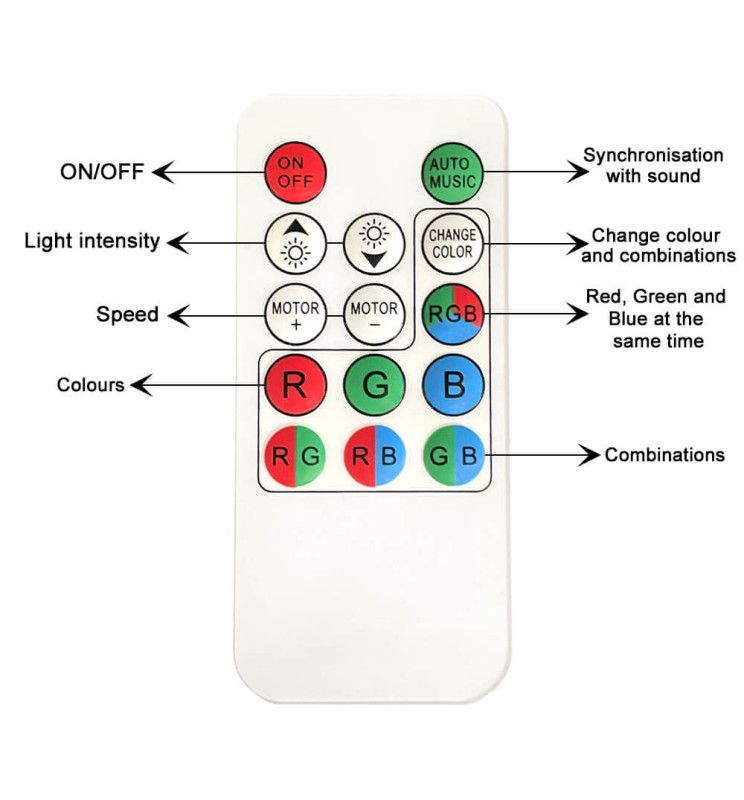 3W LED RGB Disco Rotating Light Bulb E27 - LED Light Bulbs - Lamps