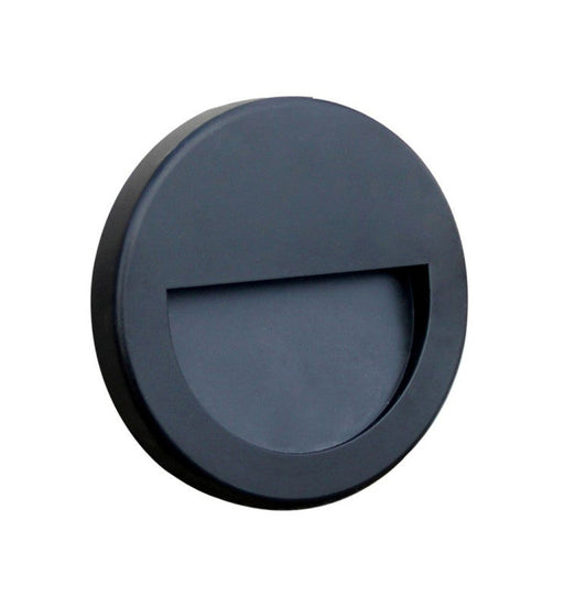 3W Recessed LED Wall Light Black IP65 - 2700K - LED Wall light