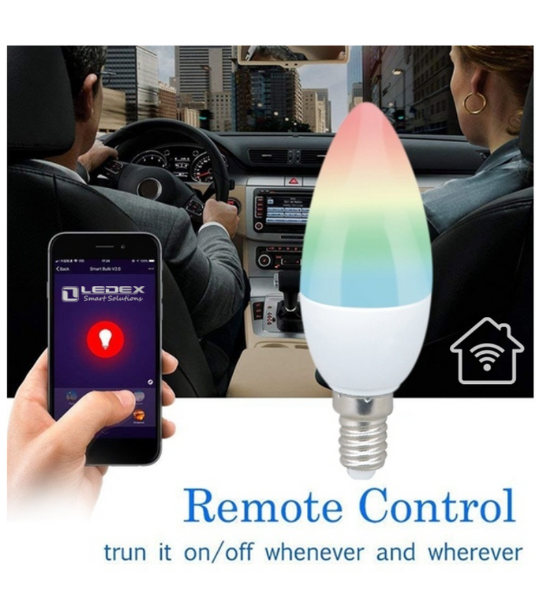 4.5W Smart E14 LED Bulb RGBW 3000K - E14 bulb