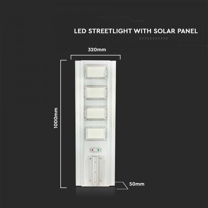 400W LED Solar Streetlight 6400K - light