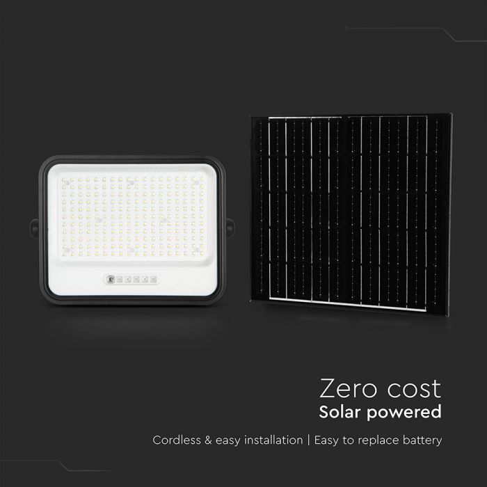 400W LED Solar Floodlight with Battery Indicator 7CCT IP65