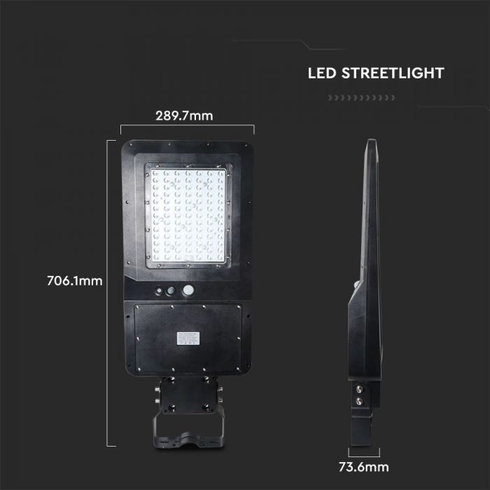 40W LED Solar Streetlight - 6000K light