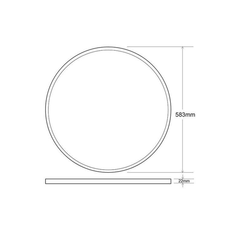 40W - 44W - 48W LED Ceiling Pendant Light MOON - CCT - Panels