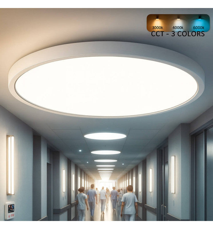 40W - 44W - 48W LED Ceiling Light MOON - CCT - Panels