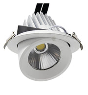 40W Adjustable Recessed LED Spotlight with Philips Driver CCT CRI92 - Flood & Spot Lights - Downlights