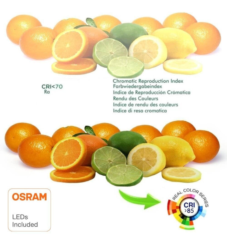 40W Adjustable Rectangular LED Spotlight OSRAM CHIP 140Lm/W CCT 120º No Flick - Flood & Spot Lights - Downlights