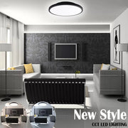 40W Dimmable OSLO LED Ceiling Light in Black 3 CCT - LED ceiling lighting