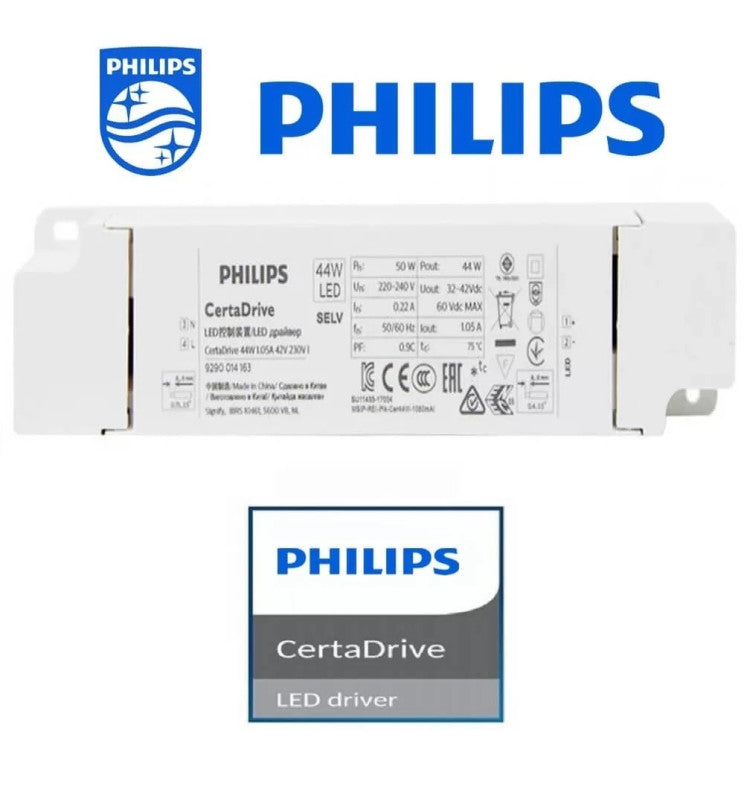 40W LED Downlight Round Philips CertaDrive UGR13 IP65 CCT - Ceiling Light Fixtures - Downlights
