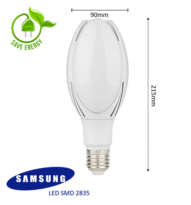 40W LED Industrial Lamp Bulb 4000k High Resistance - E27 Bulb