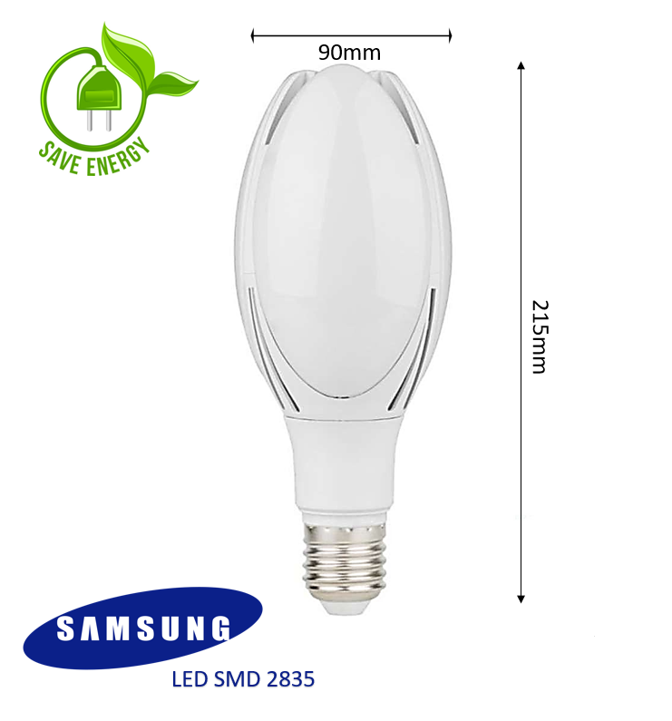 40W Resistant E27 LED Bulb 4000K - LED Light Bulbs - Lamps