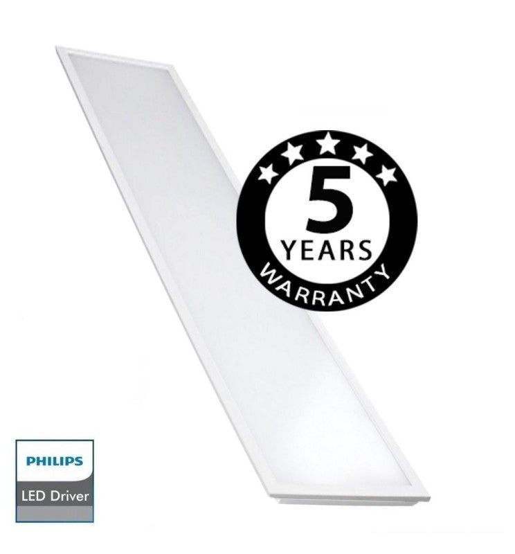 40W LED Panel 120x30cm with PHILIPS Driver 6 Pack - Ceiling Light Fixtures - Panels