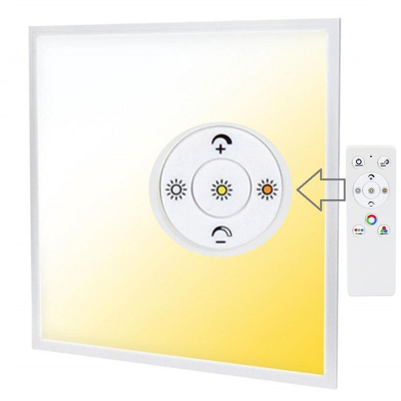 40W Multicolour SMART LED Panel Dimmable with CCT and RGB 2Pk - LED Panel