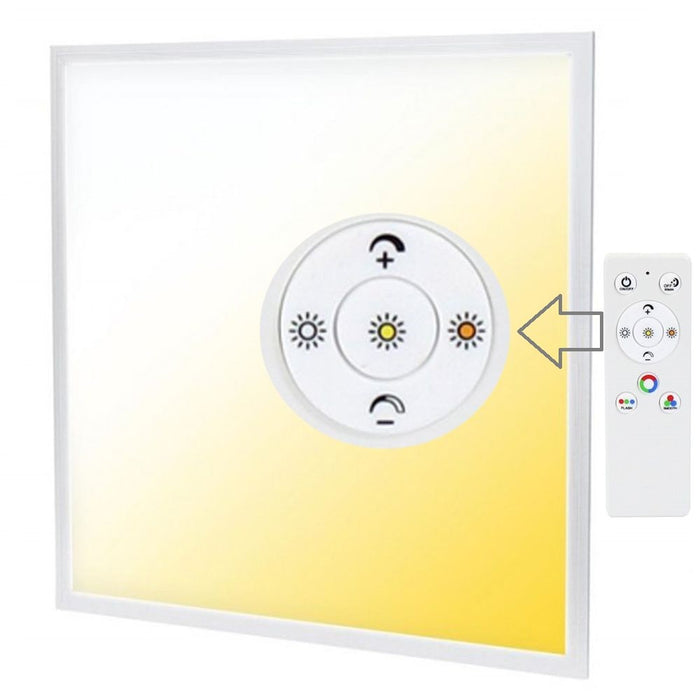 40w LED Panel 60x60 - Dimmable - CCT + RGB - LED Square Panel