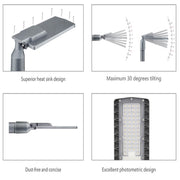 40W HALLEY LED Streetlight with BRIDGELUX Chip - 5000K / CLEARANCE - delivery 2-4 working days - LED Streetlight
