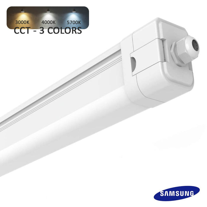 55W Integrated Tri-proof 150cm LED Batten with SAMSUNG chip and 3 CCT