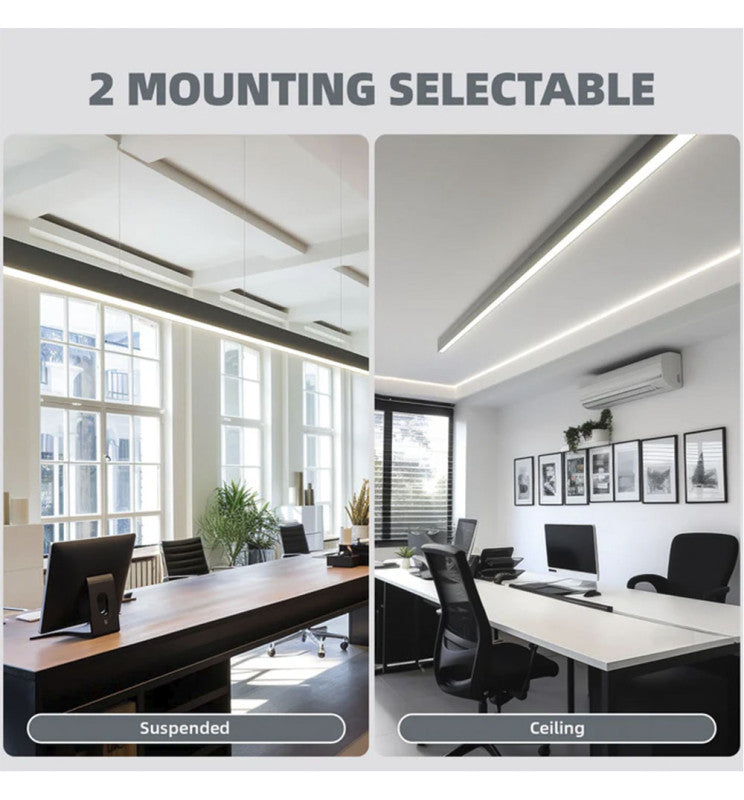 40W Linkable POLARIS LED Linear Pendant Light 120cm 3 CCT - Ceiling Light Fixtures - Linear Lights