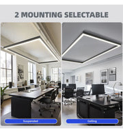 40W Linkable POLARIS LED Linear Pendant Light 120cm 3 CCT - Ceiling Light Fixtures - Linear Lights