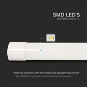 40W Prismatic LED Batten 1166mm CCT - Lighting Fixtures - Battens