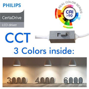 44W Round LED Downlight UGR17 3 CCT - LED Downlight