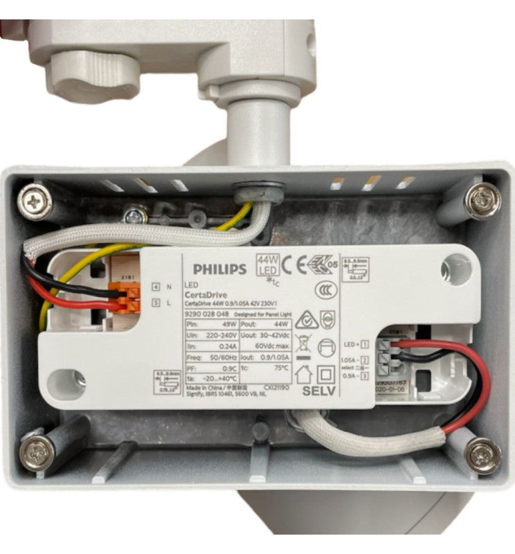 40W Single Phase MADRID LED Track Light White - Track Lighting