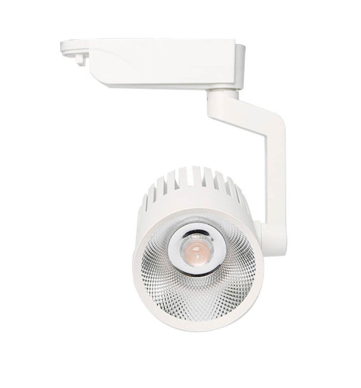40W Single Phase PISA LED Track Light in White 4000K - Track Lighting - Track Lighting