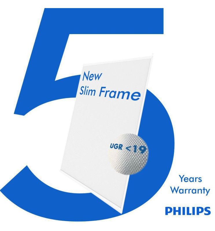 40W Slim LED Panel 60x60cm with PHILIPS Driver 5700K - Lighting Fixtures - Panels