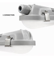 40W to 20W Tri-Proof LED Batten 120cm with GXtronic Driver and OSRAM Chip 3CCT IP66 - Ceiling Light Fixtures - Battens