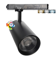 40W to 34W Single Phase NEW MAYA LED Track Spotlight Black 3 CCT - Track Lighting - Track Lighting