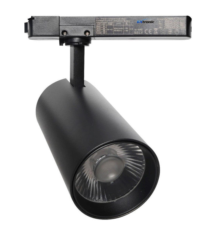 40W to 34W Single Phase NEW MAYA LED Track Spotlight Black 3 CCT - Track Lighting - Track Lighting