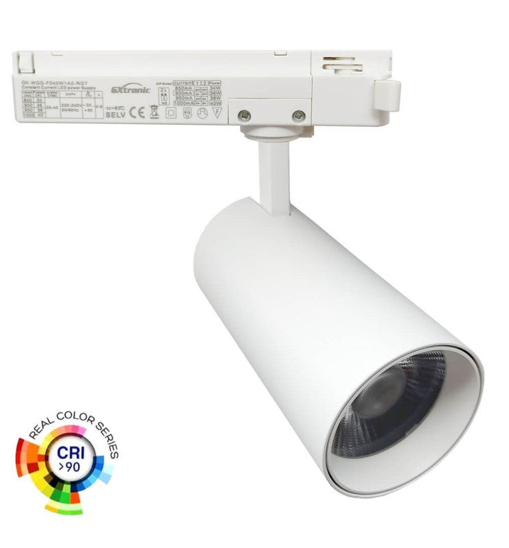 40W to 34W Single Phase NEW MAYA LED Track Spotlight White 3 CCT - Track Lighting - Track Lighting