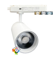 40W to 34W Single Phase NEW MAYA LED Track Spotlight White 3 CCT - Track Lighting - Track Lighting