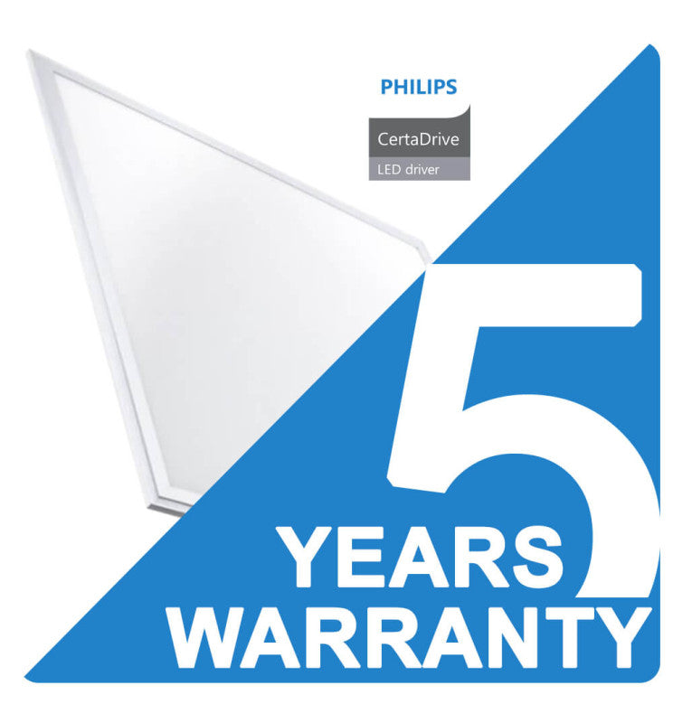 40W Waterproof LED Panel 60x60cm with PHILIPS Driver 4000K 2pk - Ceiling Light Fixtures - Panels