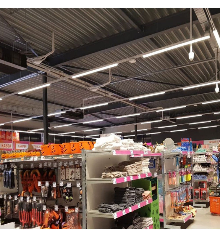 41W 49W 58W 66W 3 Phase LED Track Light in White 150cm - LED Tracking Light
