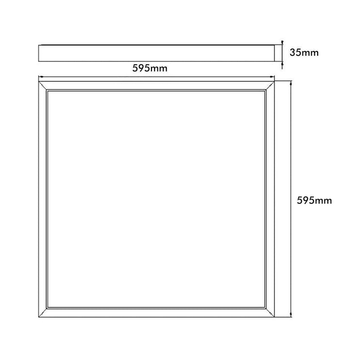 44W LED Panel 595x595mm PHILIPS 5700K 10 Pack - LED Panel