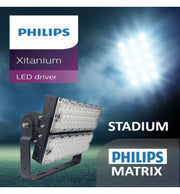 480W LED Floodlight PHILIPS Xitanium STADIUM MATRIX Bridgelux Chip - Philips Driver 160Lm/w 5000K - Flood & Spot Lights