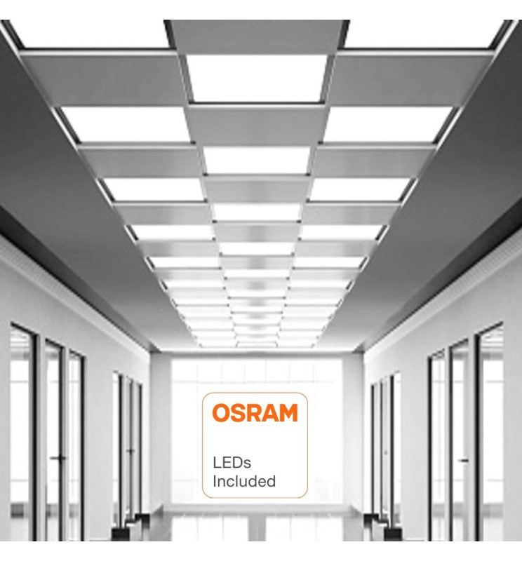 48W to 24W Adjustable Power LED Panel 60x60cm 4000K - Ceiling Light Fixtures - Panels