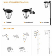 4V Solar LED Garden Light with Motion Sensor 3 CCT - Solar LED light