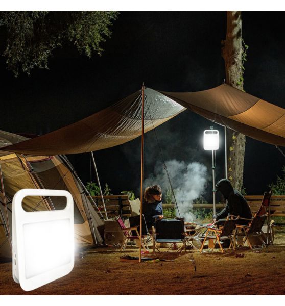 4W Portable 2 Way Solar LED Floodlight and Power Bank - STANDARD 20-30 working days - Solar LED light