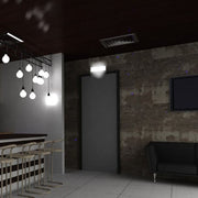 4W LED Emergency Light with Ceiling Kit and Permanent Option IP65 6000K - LED IP65