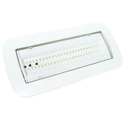 4W LED Emergency Light with Ceiling Kit and Permanent Option IP65 6000K - LED IP65