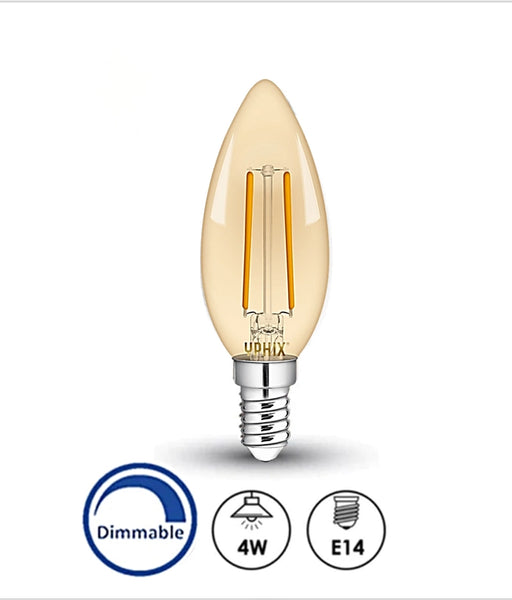4W LED Candle Filament Bulb E14 2700K - E14 Candle Bulb