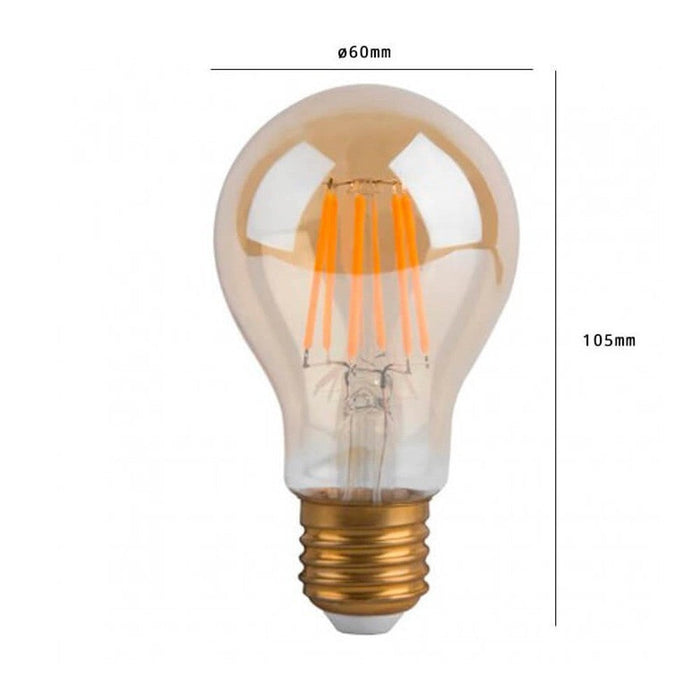 4W LED Filament Bulb E27 - 2700K - LED Retro bulb