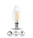 4W LED Filament Candle Bulb E14 3000K - E14 Candle Bulb