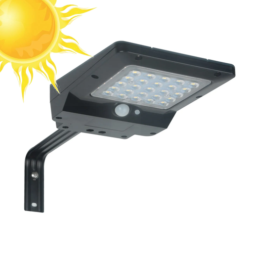 4W LED Street Solar Garden Light With Motion and Twilight Sensor -