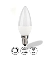 5.5W E14 LED Candle Bulb 4000K 3 Pack - E14 Candle Bulb