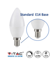 5.5W E14 LED Candle Bulb 4000K 3 Pack - E14 Candle Bulb
